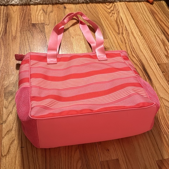 Vera Bradley Pink Striped Tote - Picture 9 of 14